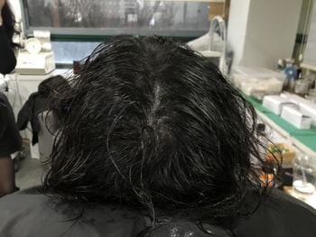 문신 후 젖은머리