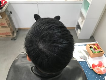 첫번째 리터치 후