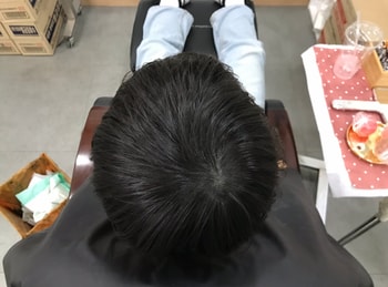 리터치 후. 확실히 기존보다 더 진해졌죠