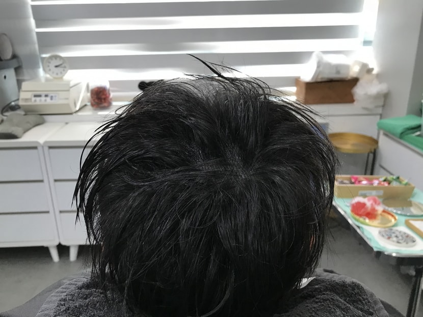 2차 직후 젖은머리