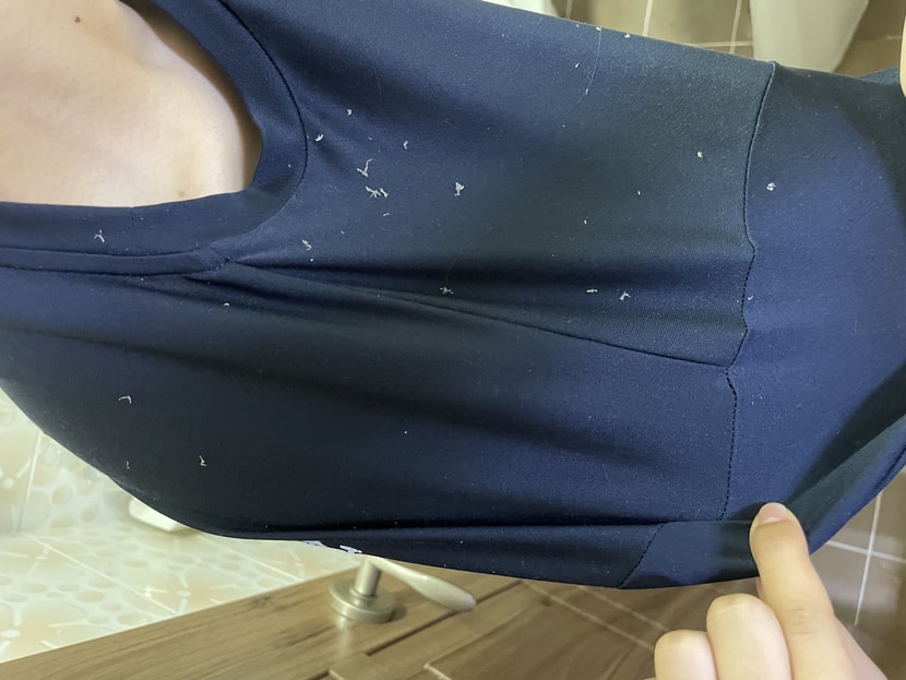 머리 털었을때 사진