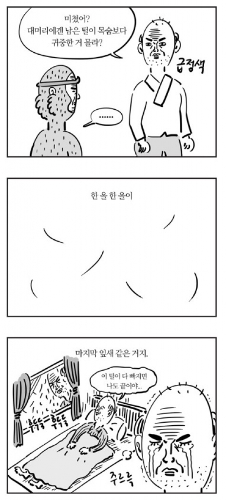 이말년 탈모
