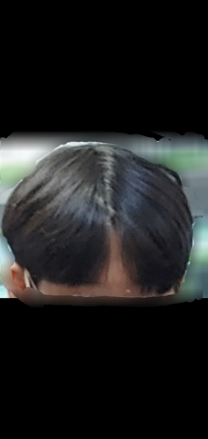 옛날 가르마