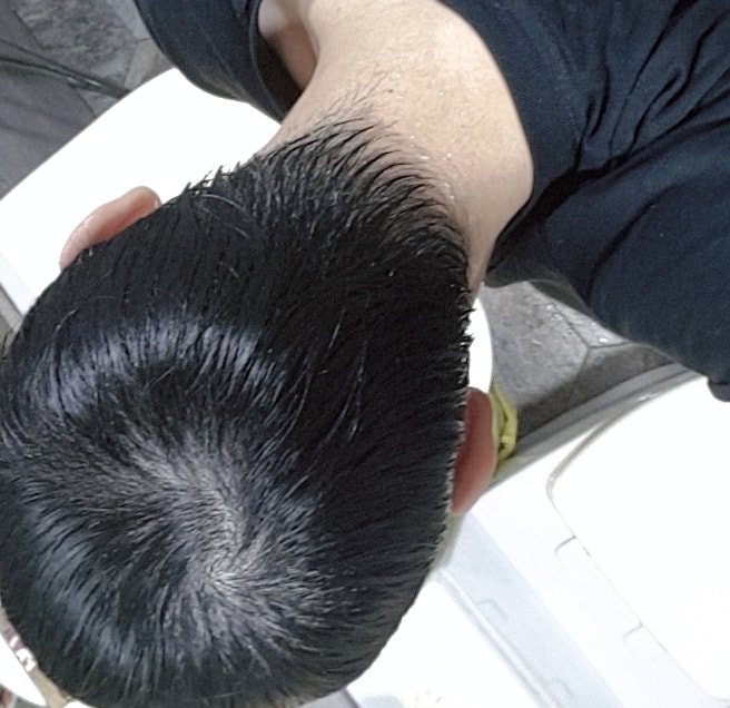 머리 감고 나서