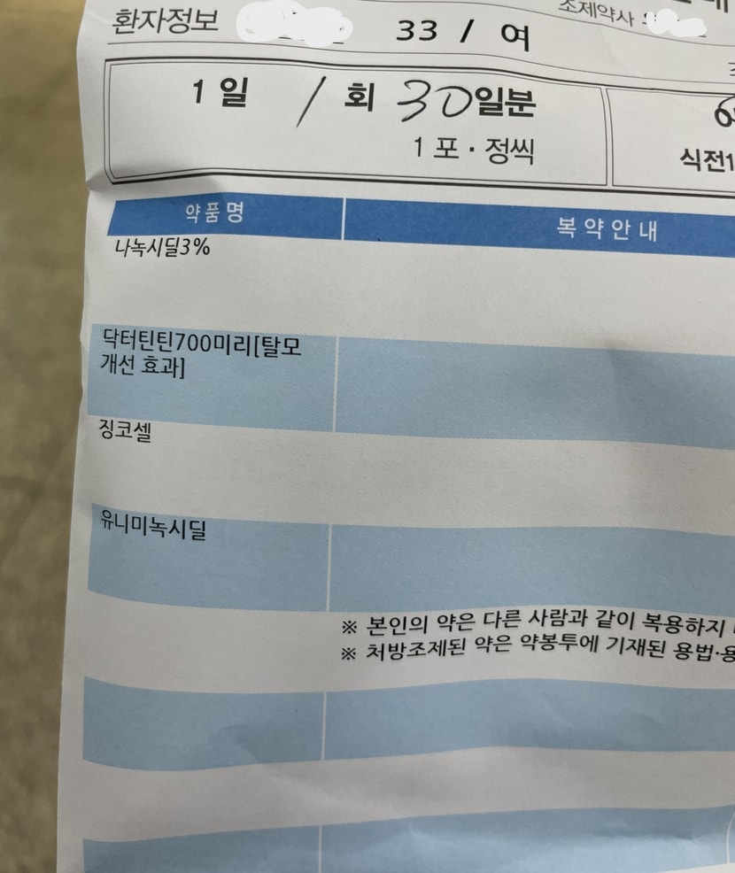 먹는약