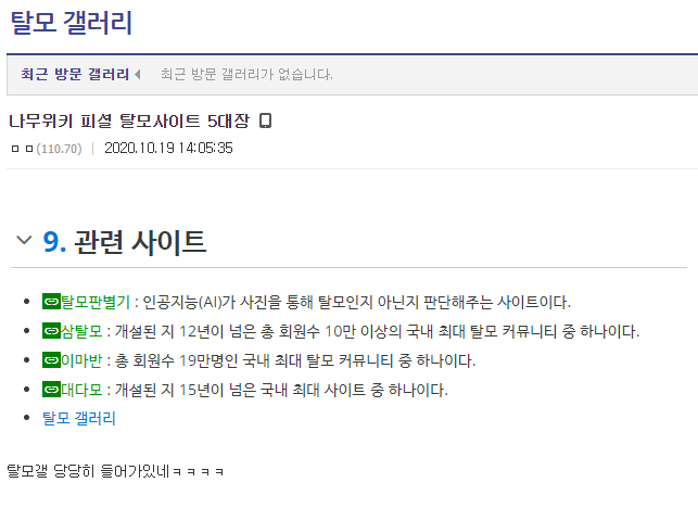 출처 : 탈모갤러리