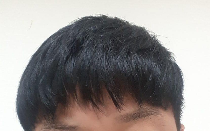 2주전 머리내리고 한컷 