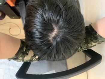 떡진 방금 머리