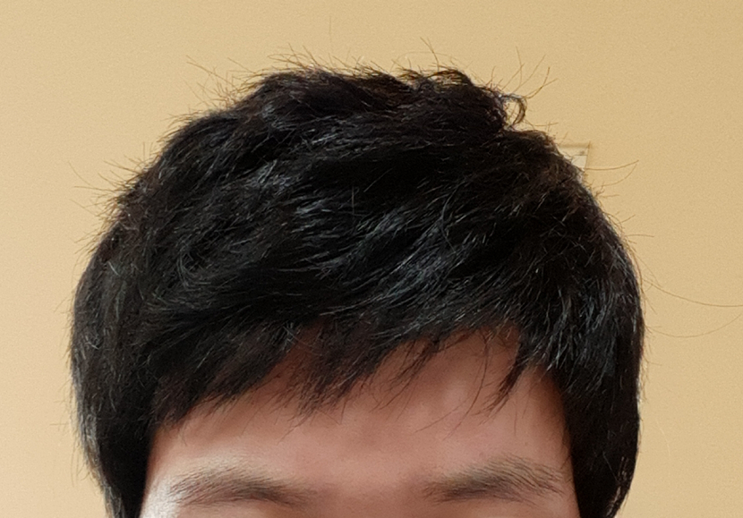 이건 가발썻을때의 볼륨감