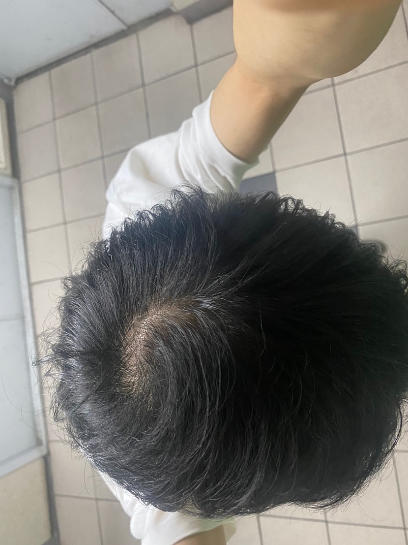 한달전쯤에 미용실에서 머리정리하고 찍은사진1