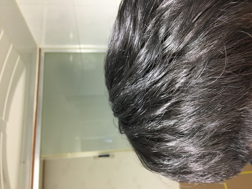 오늘 옆머리
