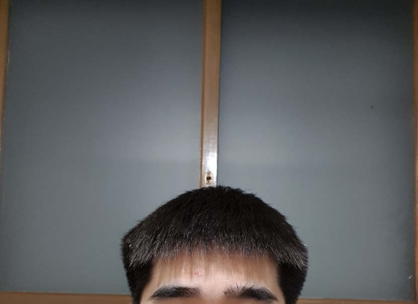 1월 29일 머리(정면)