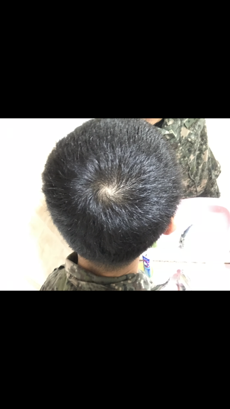 머리 자르기전 입니다