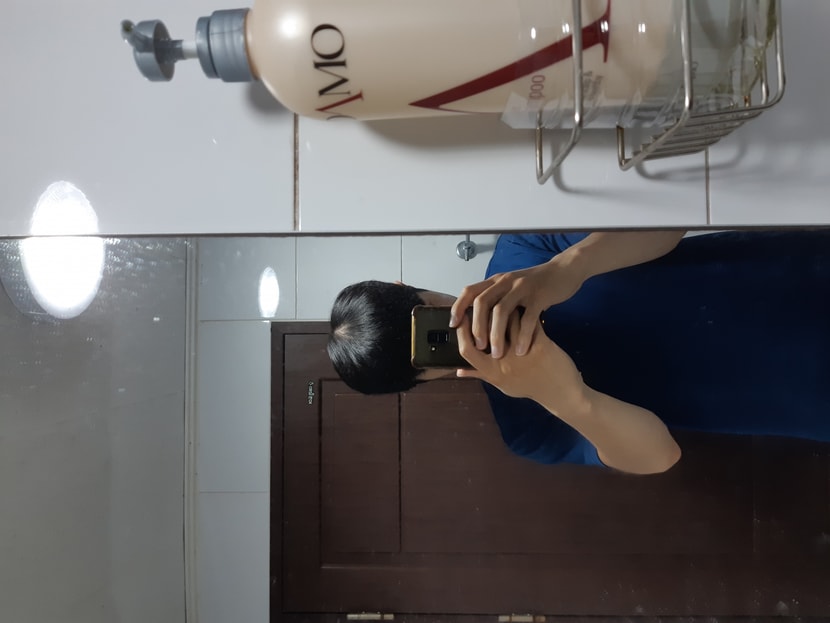 현재 제 머리상태입니다 