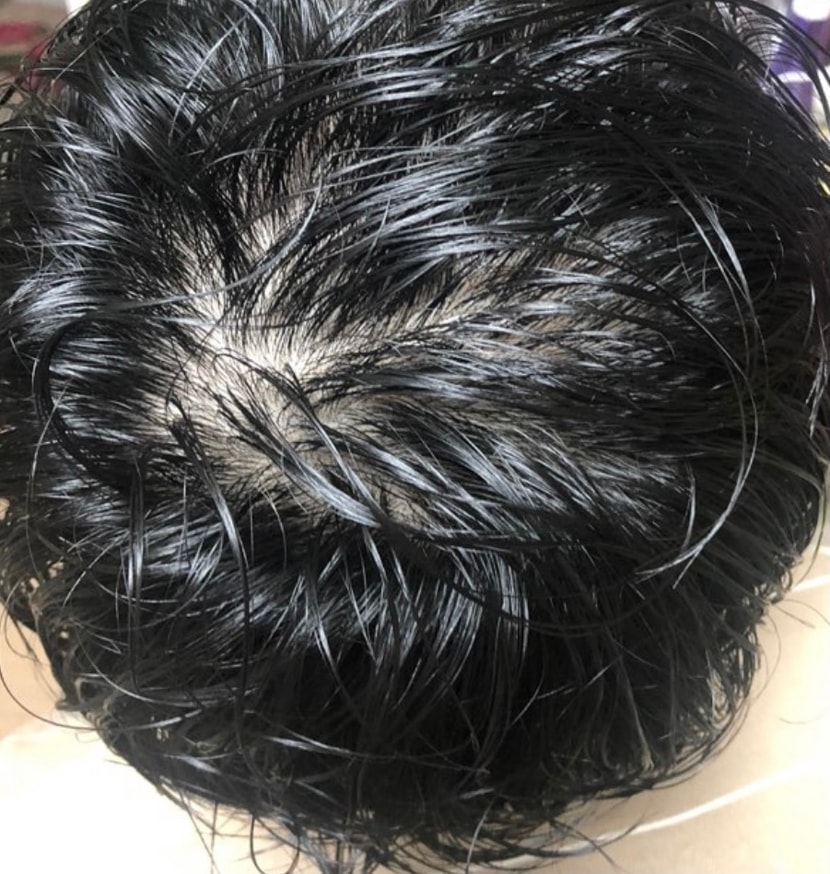복용전 젖은머리