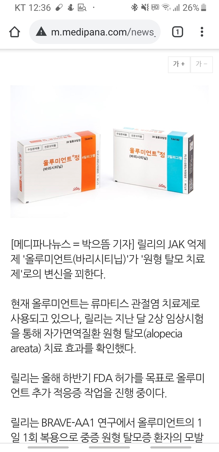 탈모차료제