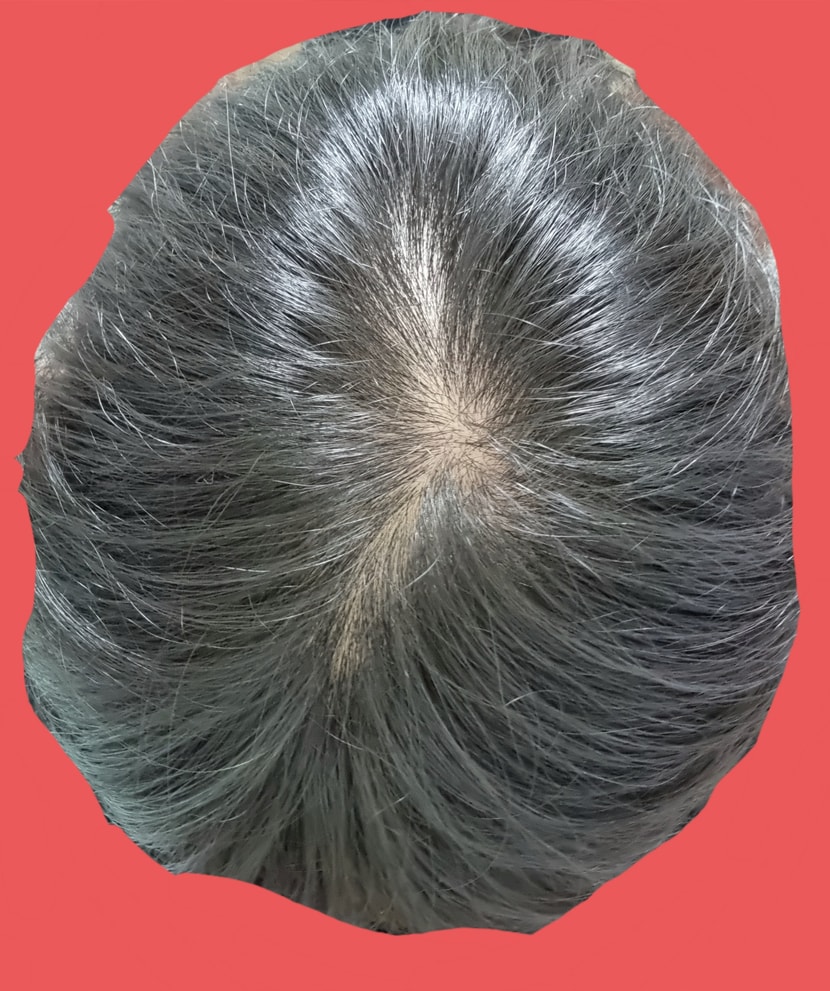 평소 가르마를 많이 타고 다닙니다.