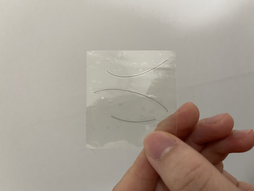 1,2번째가 쌍가마에서 자른 머리 3번째가 뒷머리 입니다