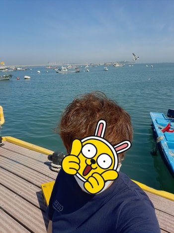 2021년 8월경 바닷가 사진입니다.