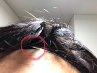 앞 부분 떠 있는 모습