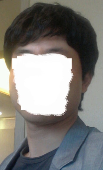 5.커트가 끝나고 드라이 셋팅 후 찍은 사진
