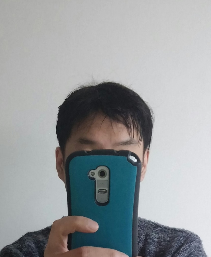 머리감고 10분후