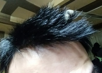 원장님이 말씀하셨던 잔머리를 구현해 주신부분입니다. 실물이 더 자연스러운것 같아요.