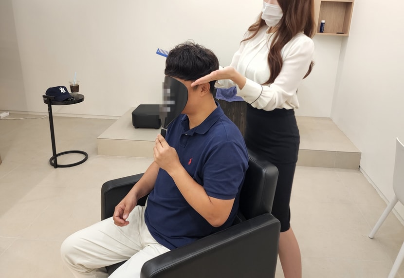 원장님의 놀라운 손놀림으로 변신중..
