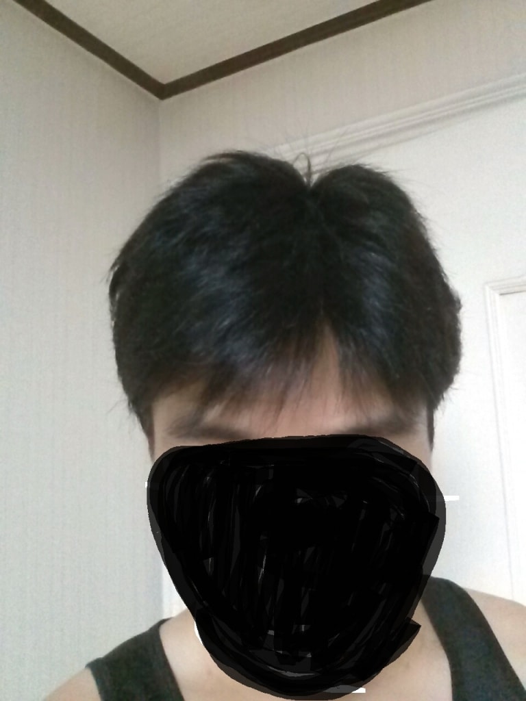 이건 그냥 드라이로 자연스럽게 말린모습인데 전 이렇게 자연스럽고 내츄럴하게 평상시에는 다닙니다..