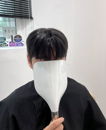 부분 가발 착용 후