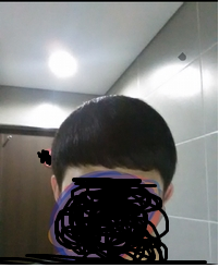 다끝나고 다른곳가는길에 땀뻘뻘흘린후 자연스러운지확인하려고 사진
