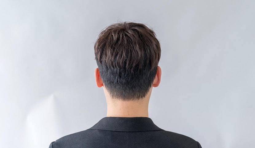 히피펌 뒷모습