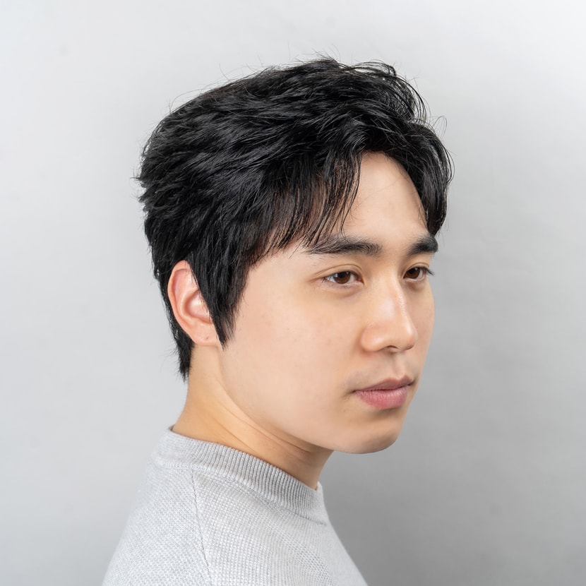 드롭컷 전체가발 