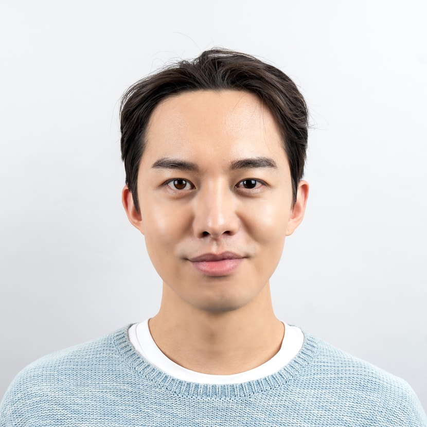착용전 사진