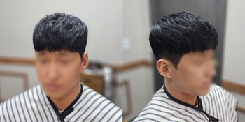 크롭컷 볼륨펌 가발닷컴 부평본점 시술