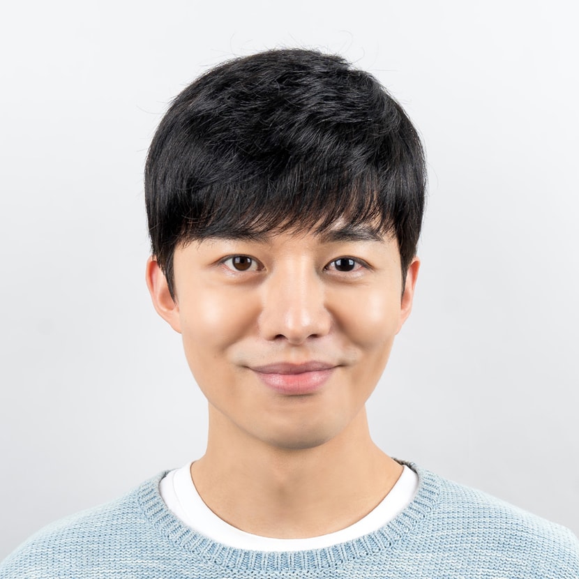 가발착용 사진