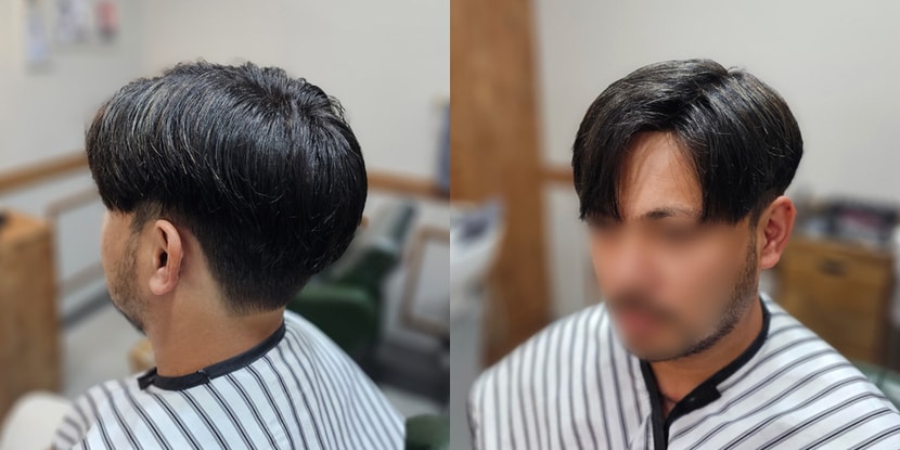 가르마 스타일 스피드 맞춤가발