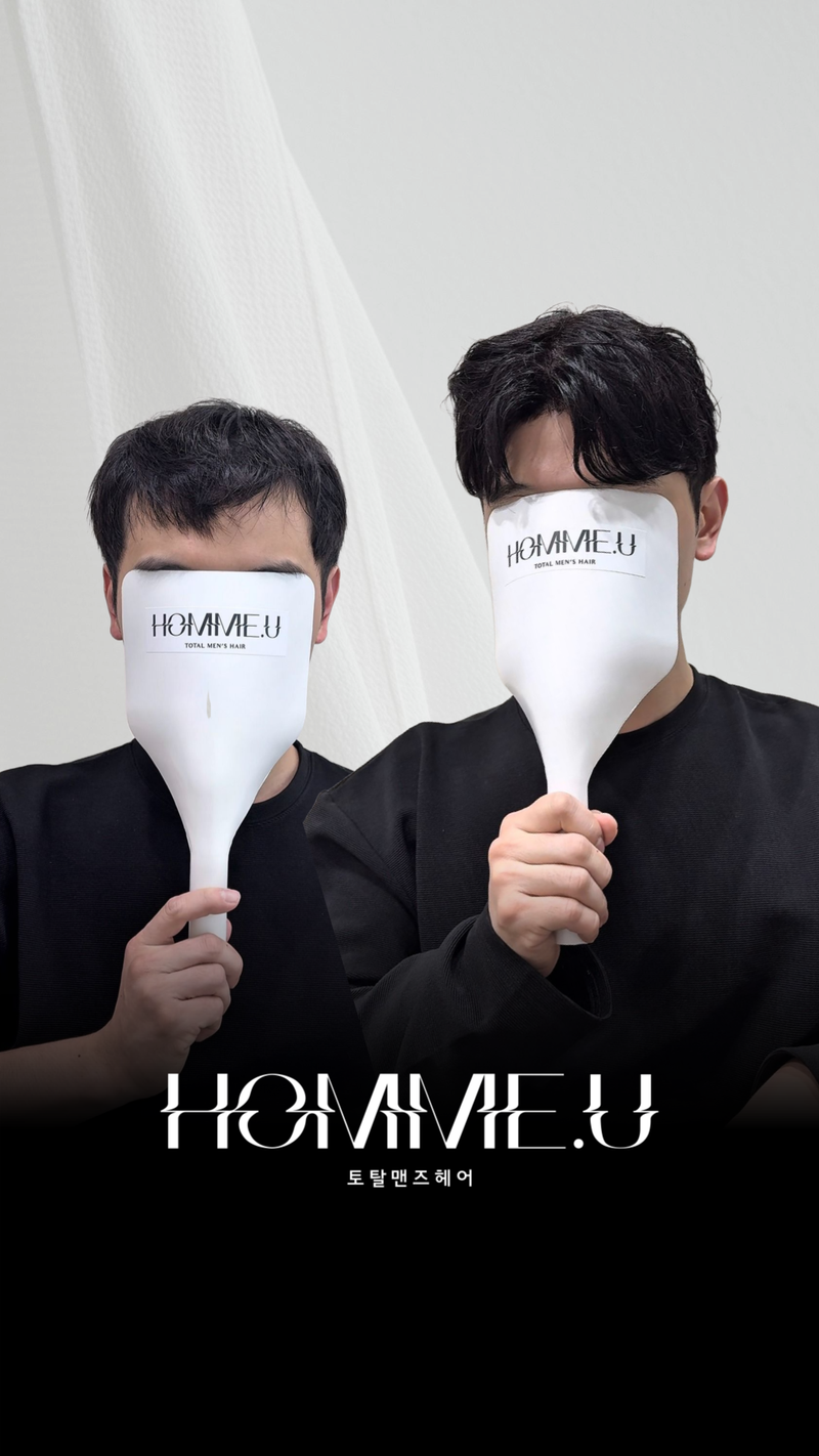 남자 가발 애즈펌