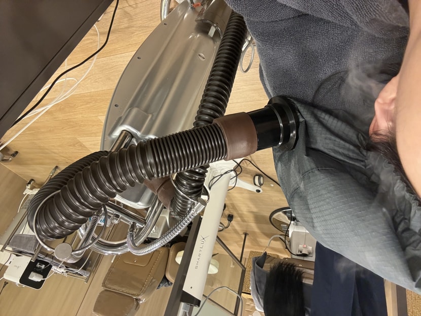 스티머시술인데 따땃하니 눈이 감기더라구요