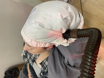 두피 스케일링 스티머중