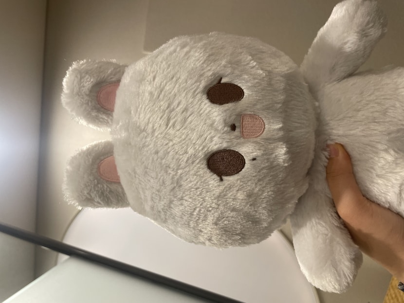 주사 맞기 겁내하는 나에게 주신 기여운 토끼 .. ????