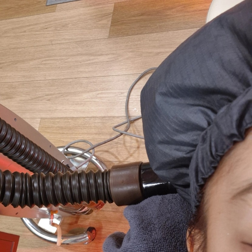 스티머할때 치료 받는 과정 살짝 찍어봤어요 ㅎㅎ