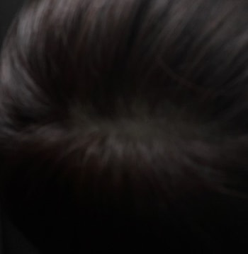 가발 가르마 사진입니다