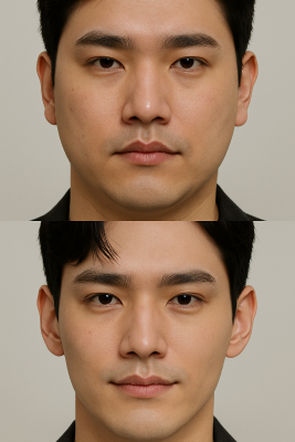 남자 안면윤곽, 수술 후 피부처짐 걱정돼?🫨