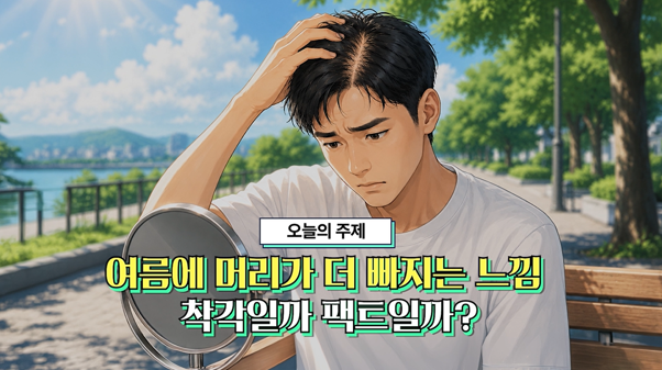 탈모인들이 여름을 무서워하는 진짜 이유
