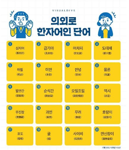 의외로 한자어인 단어.jpg