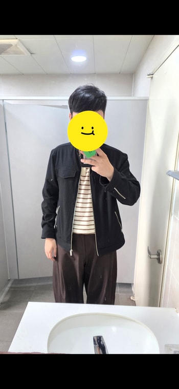 앞머리 내리고
