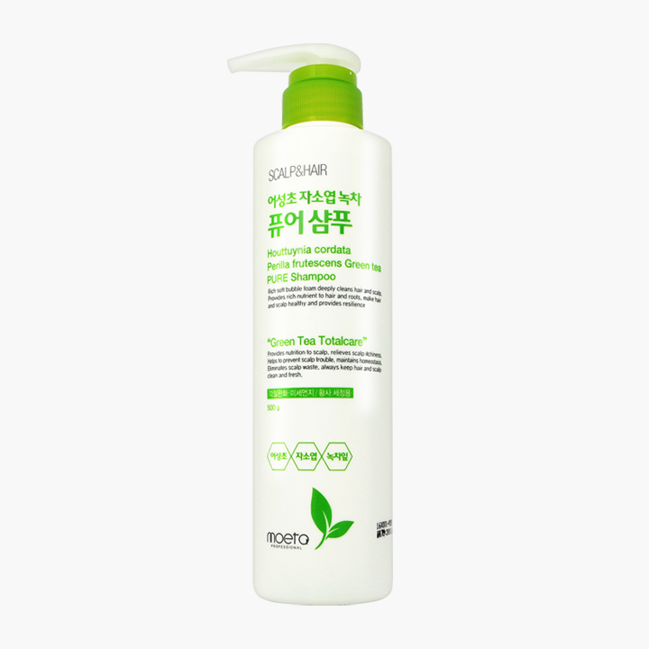 모에타 어성초 자소엽 녹차 퓨어 샴푸