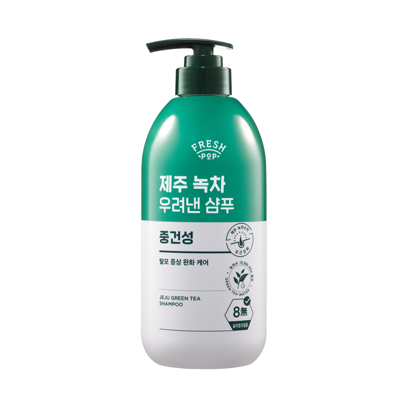 프레시팝 제주녹차 우려낸 샴푸(중건성)