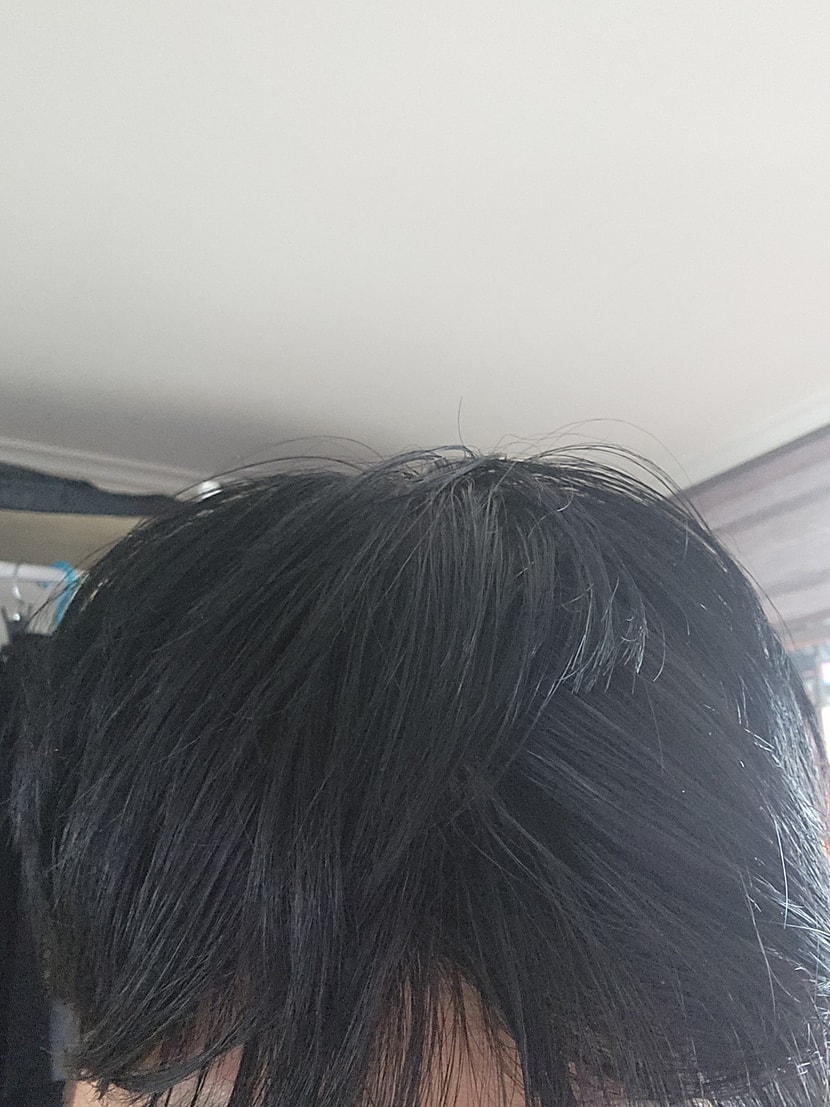 2일 안씻었을때